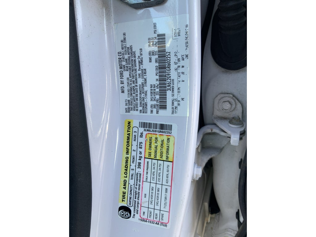 2016 Lincoln MKZ Base