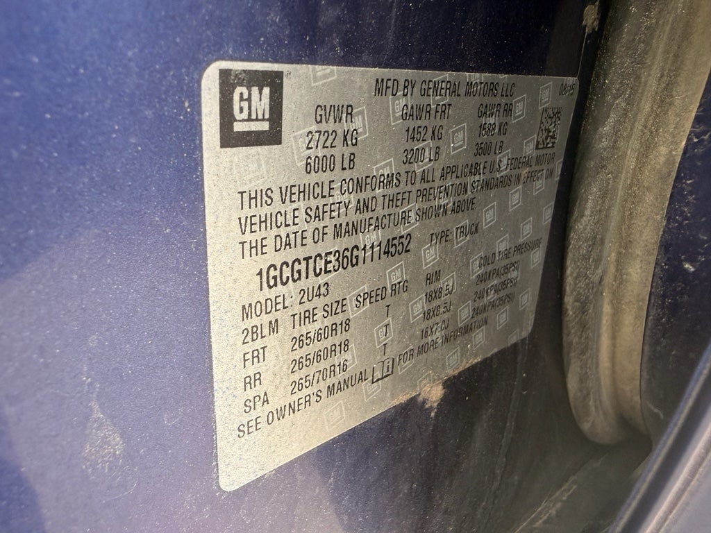 2016 Chevrolet Colorado LT