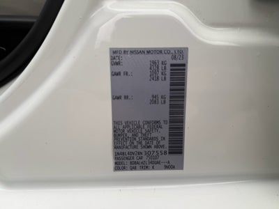 2024 Nissan Altima 2.5 SV