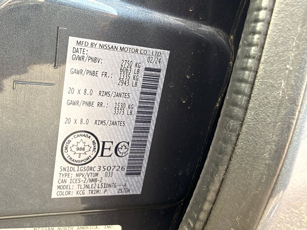 2024 INFINITI QX60 SENSORY
