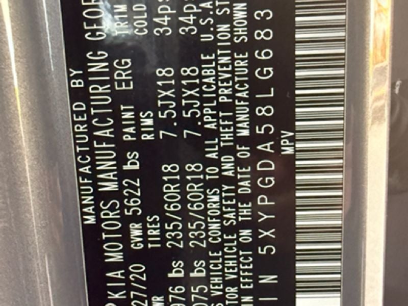 2020 Kia Sorento LX V6