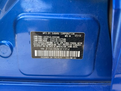 2019 Subaru WRX Premium