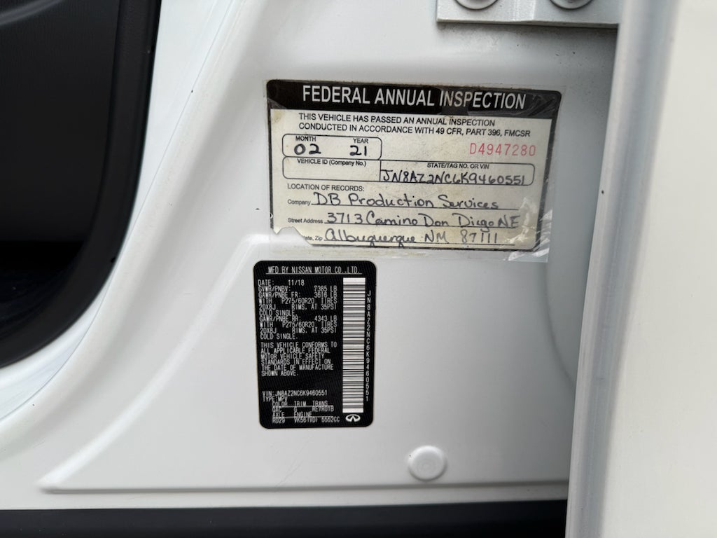 2019 INFINITI QX80 LUXE